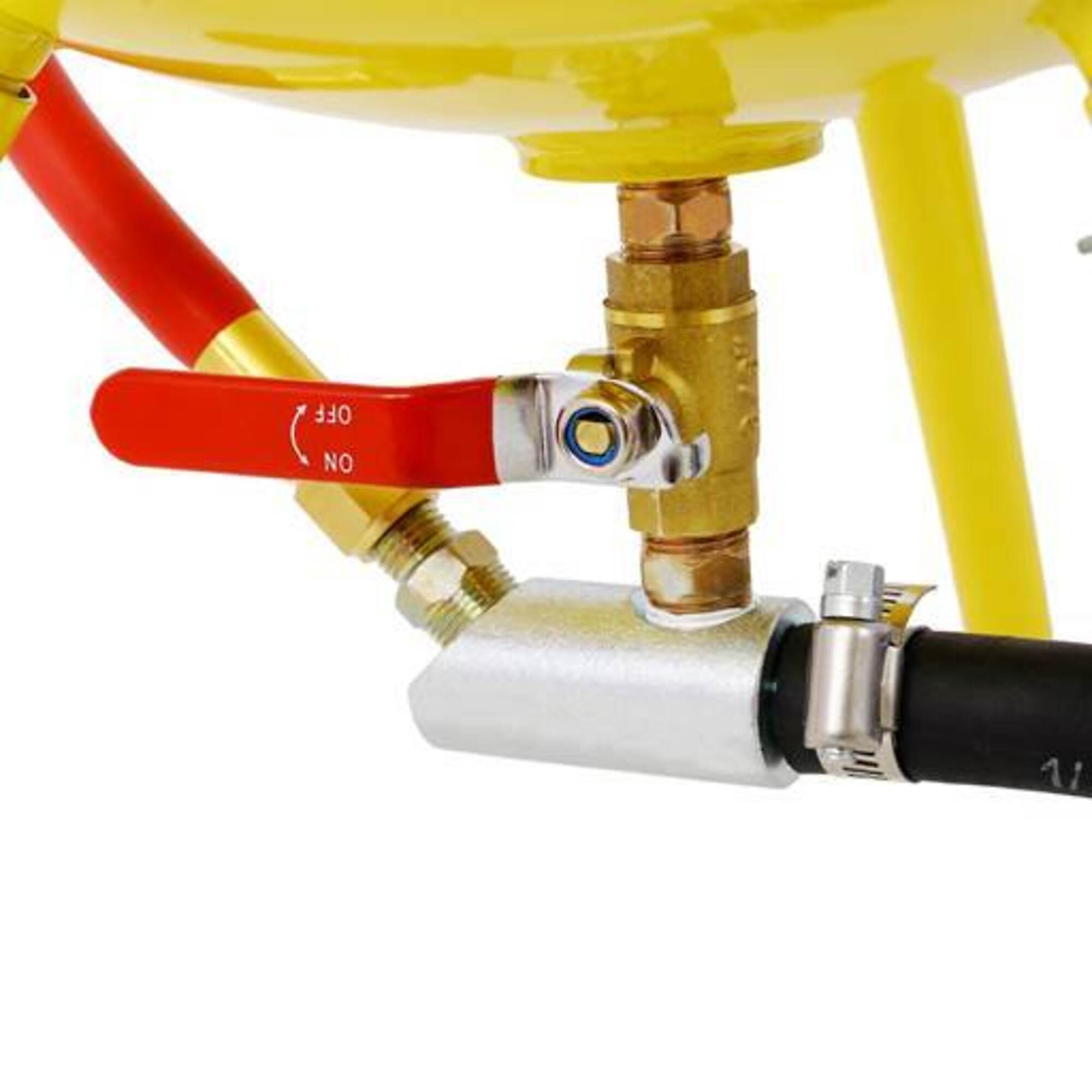 Portable 5-Gallon Air Sandblaster w/Blast Gun, yellow, BAC-W46577220